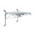 Quantum Post Wall Mount Cantilever Units 1 Tier Chrome