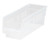 Quantum QSB101CL Clear-View Economy 4" Shelf Bin
