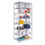 Hallowll Hi-Tech Medsafe Antimicrobial Finish Shelving - 8 Shelf - Starter
