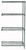 Quantum Genuine Wire Shelving Proform Add-On Kit 4 Shelves 54 Inch High