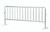 Vestil Galvanized Crowd Control Interlocking Barriers Flat Foot