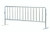 Vestil Galvanized Crowd Control Interlocking Barriers Flat Foot