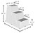 Vestil Marine White Steps Model No. SPN-3-WT