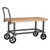 Durham Adjustable Height Platform Truck with Wood Deck