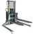 Interthor Stainless Stacker, INOX w/Flex Carriage with Straddle Legs (Electric Lift/Electric Push) 