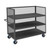 Durham 3 Sided Mesh Truck with 3 Fixed Shelves