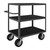 Durham Instrument Cart with 3 Shelves and Semi-Pneumatic Casters