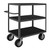 Durham Instrument Cart with 3 Shelves and Semi-Pneumatic Casters