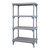 Milenia 4-Tier Solid Shelving Unit 21" Wide x 50" High