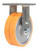 Vestil Model CST-FXE-6X2DSI-R Rigid Dual Wheel Polyurethane Casters