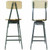 Industrial Shop Stools With Steel Seat And Steel Backrest Non-Swivel