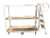 Rol-away S-3-1-X2   3-shelf 3-step Ladder Cart