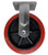 Material Flow CA6R-8PPR Polyurethane Rigid Casters with Plastic Hub Material Flow CA6R-8PPR Polyurethane Rigid Casters with Plastic Hub