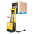 Vestil S-62-AA Stacker with Powered Drive and Powered Lift with Adjustable Forks & Support Legs