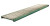 Roach 196G Medium Duty Galvanized Roller Gravity Conveyor 16" Roller Length - 17" Between Frame 