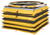 Vestil SST-45-4-CI / SST-45-4-FI  Vinyl Accordion Skirt Field Installed Black / Yellow