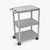 LUXOR HE Series Utility Cart in gray