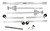 Vestil AHA-2-10-10 Adjustable Height Aluminum Gantry Crane - Knocked Down