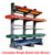 Series 2000 Medium-Heavy Duty Cantilever Rack - Single Sided Upright - Columns Only