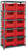 Quantum QSBU-800 Giant Stack Container Steel Shelving Red