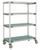 MetroMax i Stem Caster Carts - Open Grid Shelves MetroMax i Stem Caster Carts - Open Grid Shelves