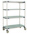 MetroMax i Stem Caster Carts - Solid Shelves MetroMax i Stem Caster Carts - Solid Shelves