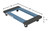 Vestil PDOC-1830 Plastic Rubber End Dolly