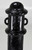 Vestil BOL-OR-40-BK Removable Ornamental Steel Bollards | Material Flow