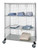 Quantum 3 Sided 4 Shelves Stem Caster Linen Cart