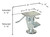 Vestil FL-5 Economical Floor Locks