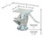 Vestil FL-4 Economical Floor Locks