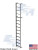 EGA Products Fixed Dock Ladders - MDS Side Step (DS10 shown)