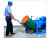 Quickly load an upright drum onto the base plate of the Tilt-To-Load Drum Rotator at floor level with Drum Truck model 152