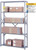 8000 Series Open Shelving - 48 Inch Wide - 48" W x 12" D x 84" H