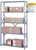 8000 Series Open Shelving - 48 Inch Wide - 48" W x 12" D x 84" H