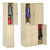 Tennsco Heavy-Duty Double Tier Lockers Without Legs,