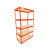 5A-4818-84W-OR Orange Bulk Shelving 5 Shelf | Material Flow