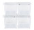 Quantum Clear-View Hang-n-Stack Bins - Complete Packages - Model No. HNS230CL