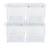 Quantum Clear-View Hang-n-Stack Bins - Complete Packages - Model No. HNS230CL