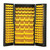 Quantum QSC-36RD 36" Wide All-Welded Bin Cabinet with 132 Yellow Bins Quantum QSC-36RD 36" Wide All-Welded Bin Cabinet with 132 Yellow Bins