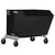 Vestil P-HOP-1.5 Black Portable Steel Hopper