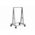 Little Giant Single Sided Adjustable Tray A-Frame Shelf Truck