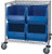Quantum WRC2-36-3036-976 Bin Transfer Cart with Blue Hulk Containers Quantum WRC2-36-3036-976 Bin Transfer Cart with Blue Hulk Containers