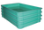 Molded Fiberglass Tray Co. MFG Tray Stacking Containers Green