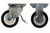 Pollard Brothers MFG Stock Carts 5" Polyurethane Casters