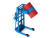 Morse Vertical-Lift Drum Pourer with AC Motor Powered Lift and Tilt Model 510-110