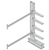 Meco Omaha AU8 add on Series 4000 Standard Heavy Duty Cantilever Rack - Complete Units