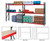Jaken Co. FastRak™ Bulk Storage Rack Units With Particle Board Decking  STARTER UNITS