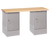 Pedestal Benches with Door Cabinets, Model: CB-3060-W