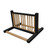 Vestil BR-P6-BK-CD Black/Cedar Eco-Friendly Bicycle Racks Vestil BR-P6-BK-CD Black/Cedar Eco-Friendly Bicycle Racks